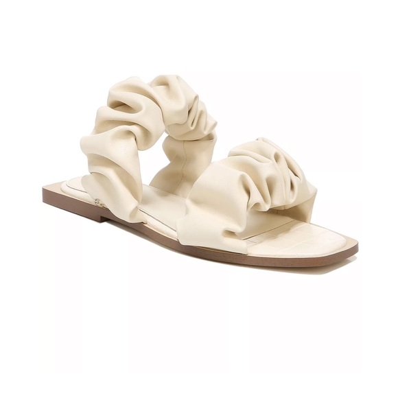 Circus by Sam Edelman Shoes - NEW Circus by Sam Edelman Women's Iggy Ruched Slide Sandals Ivory